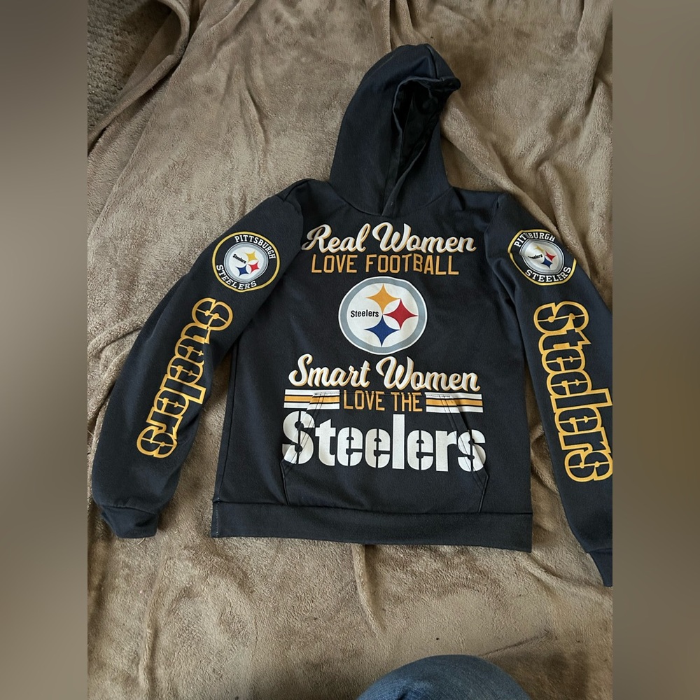 Real women Steelers hoody! Sz s